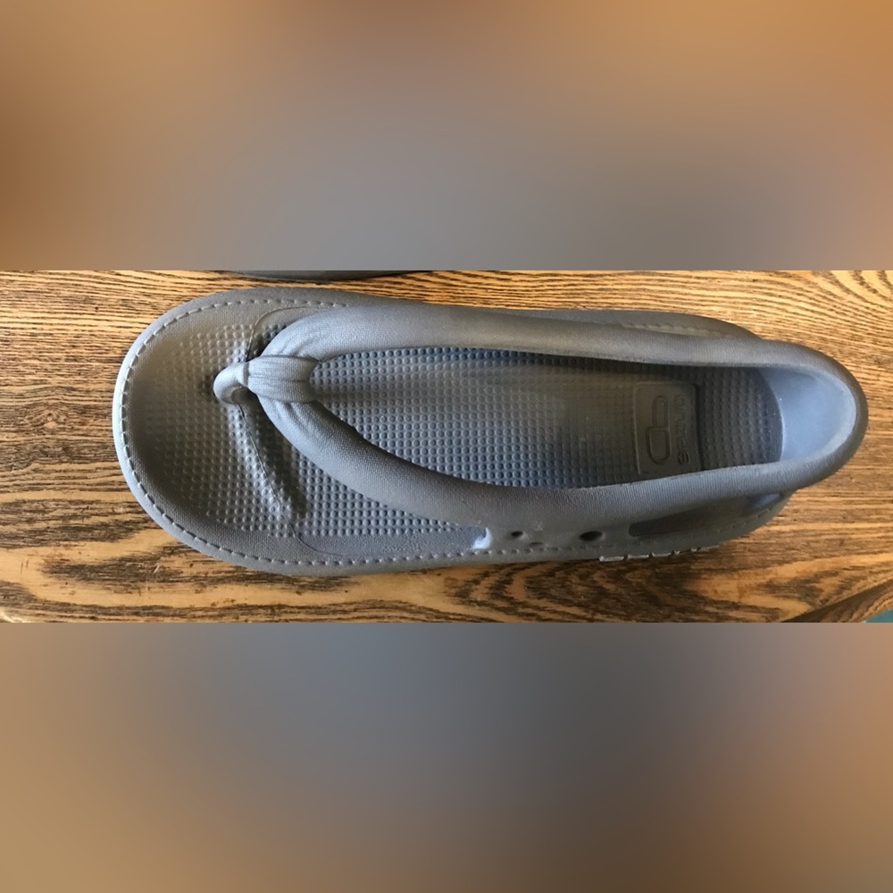 Bazuo EVA Soft Thong Sandals Grey Flip Flops - New